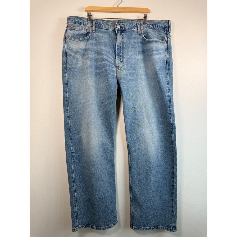 Levi's 569 Jeans Men Fits 43x31 Loose Straight Blue Med Wash Workwear Chore EUC